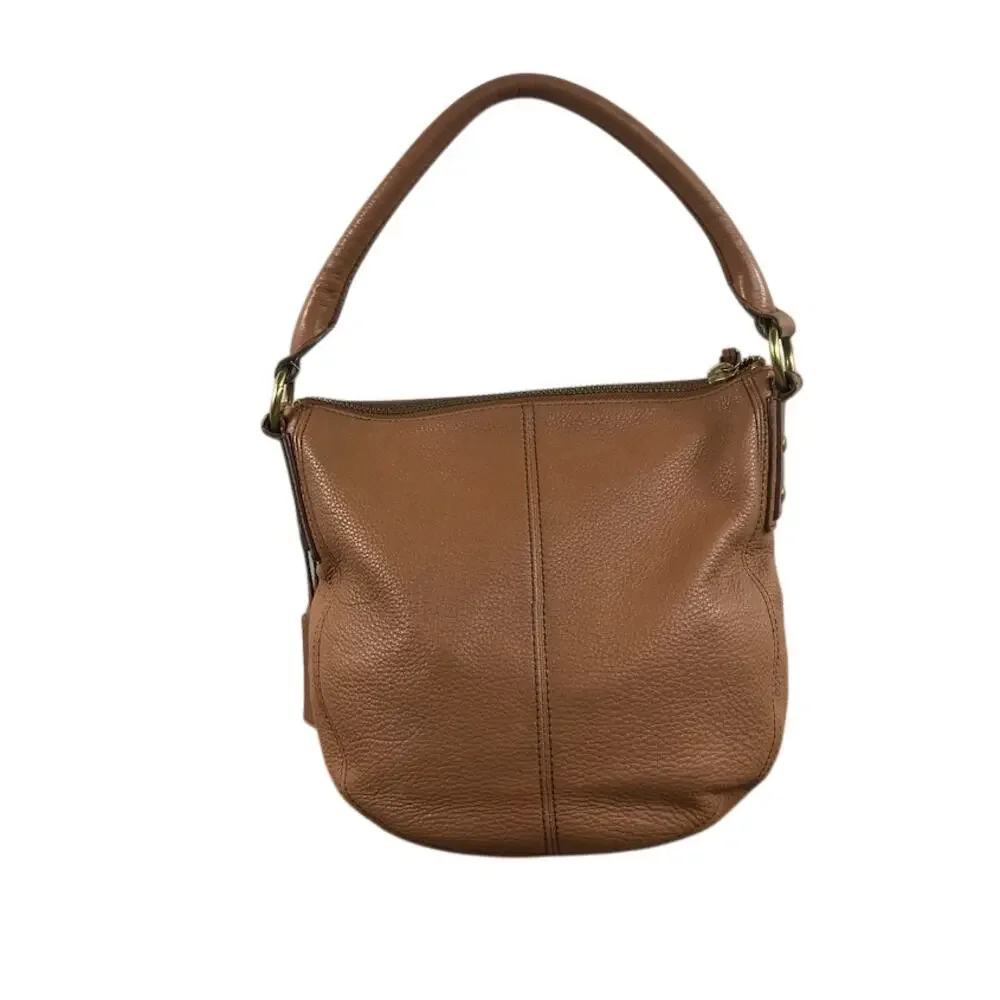 FOSSIL Molly Pebbled Cow Leather Shoulder Bag Hobo Slouchy Work Timeless Everyda
